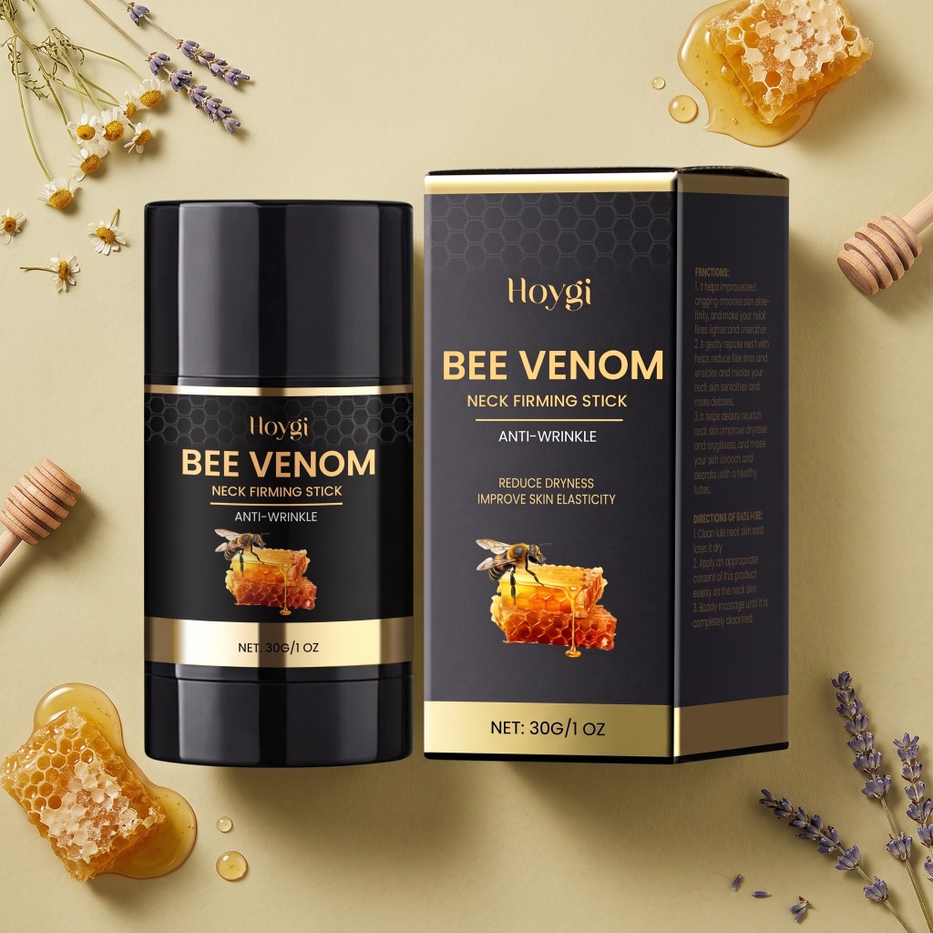 Peptide Neck Cream - Sztyft ujędrniający szyję z toksiną pszczelimą,