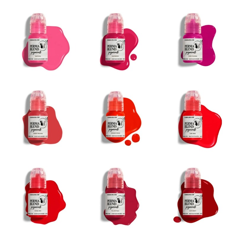 Skincare Queen - Pigmenty Perma Blend, tusze do tatuażu,