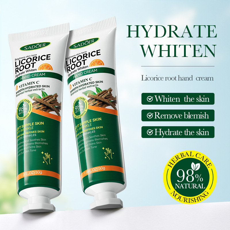3/5 szt. SADOER Krem do rąk z  – Licorice Root Extract recenzja i cena