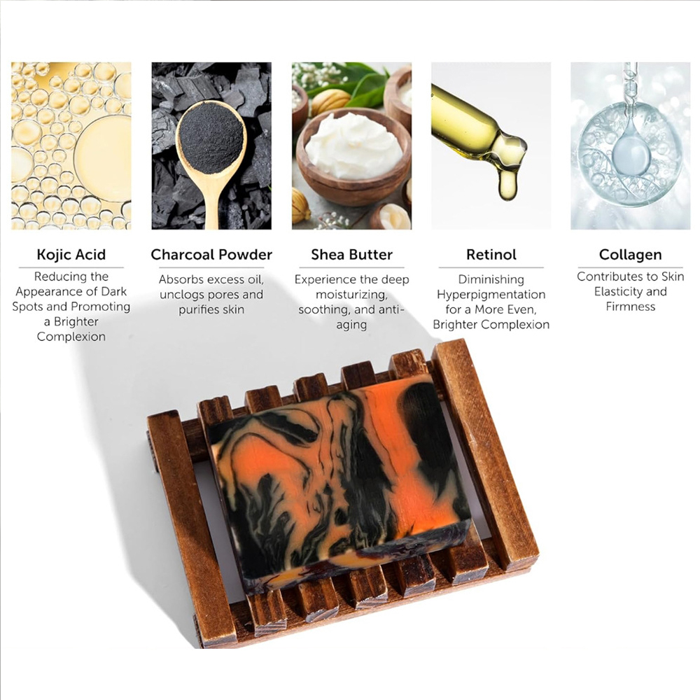 1/2/4/6 szt. Bambusowe mydło z – Kojic Acid Soap recenzja i cena