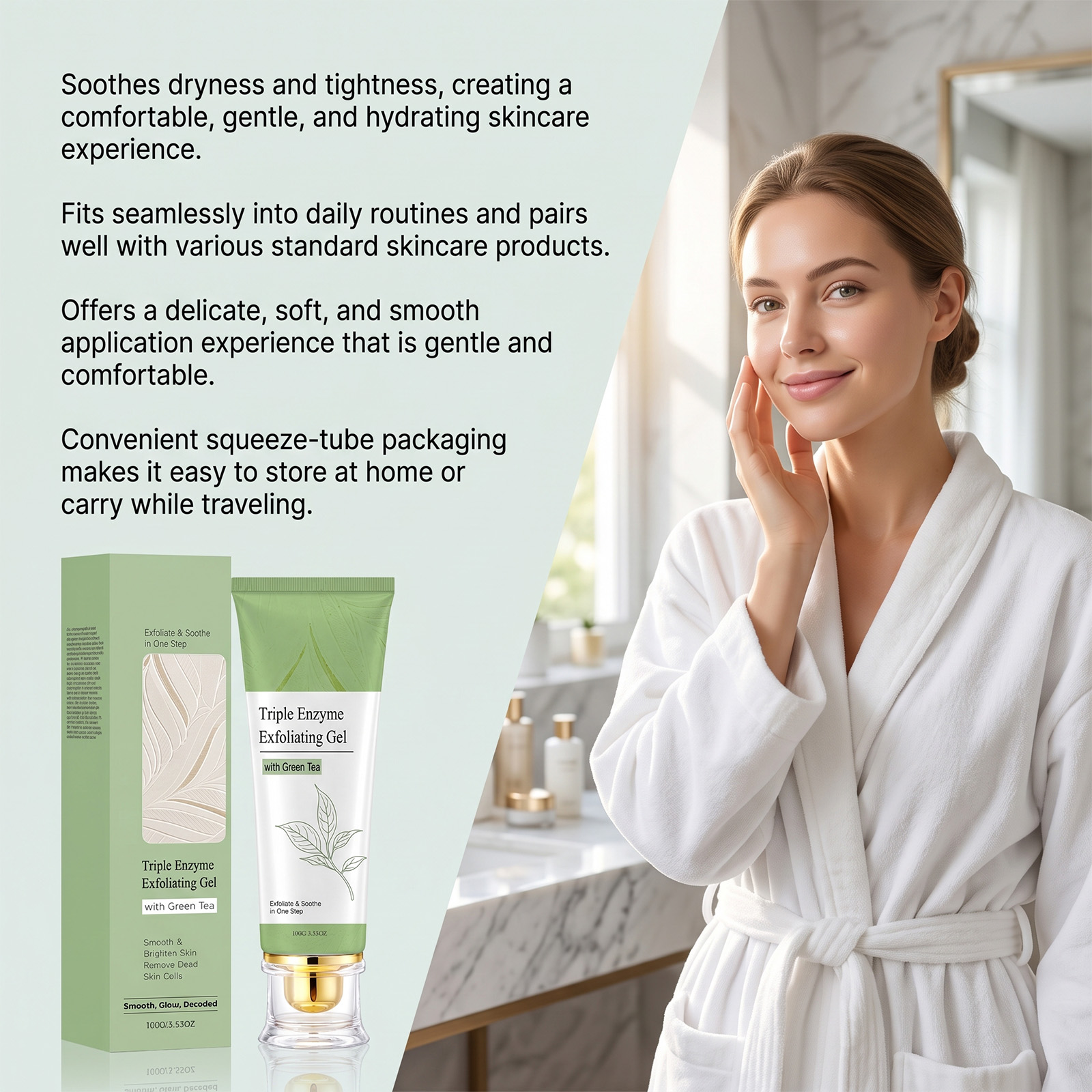Żel złuszczający z zieloną her – Peptide Neck Cream recenzja i cena