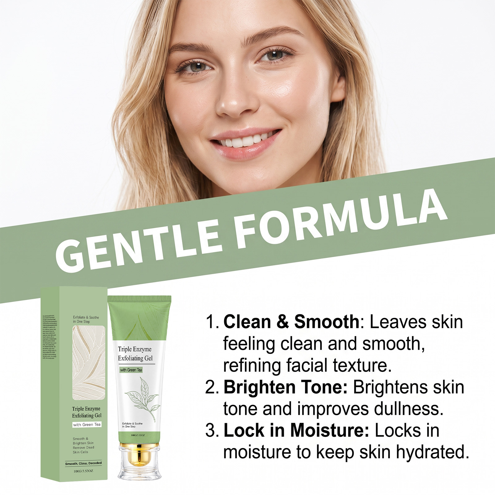 Żel złuszczający z zieloną her – Peptide Neck Cream recenzja i cena