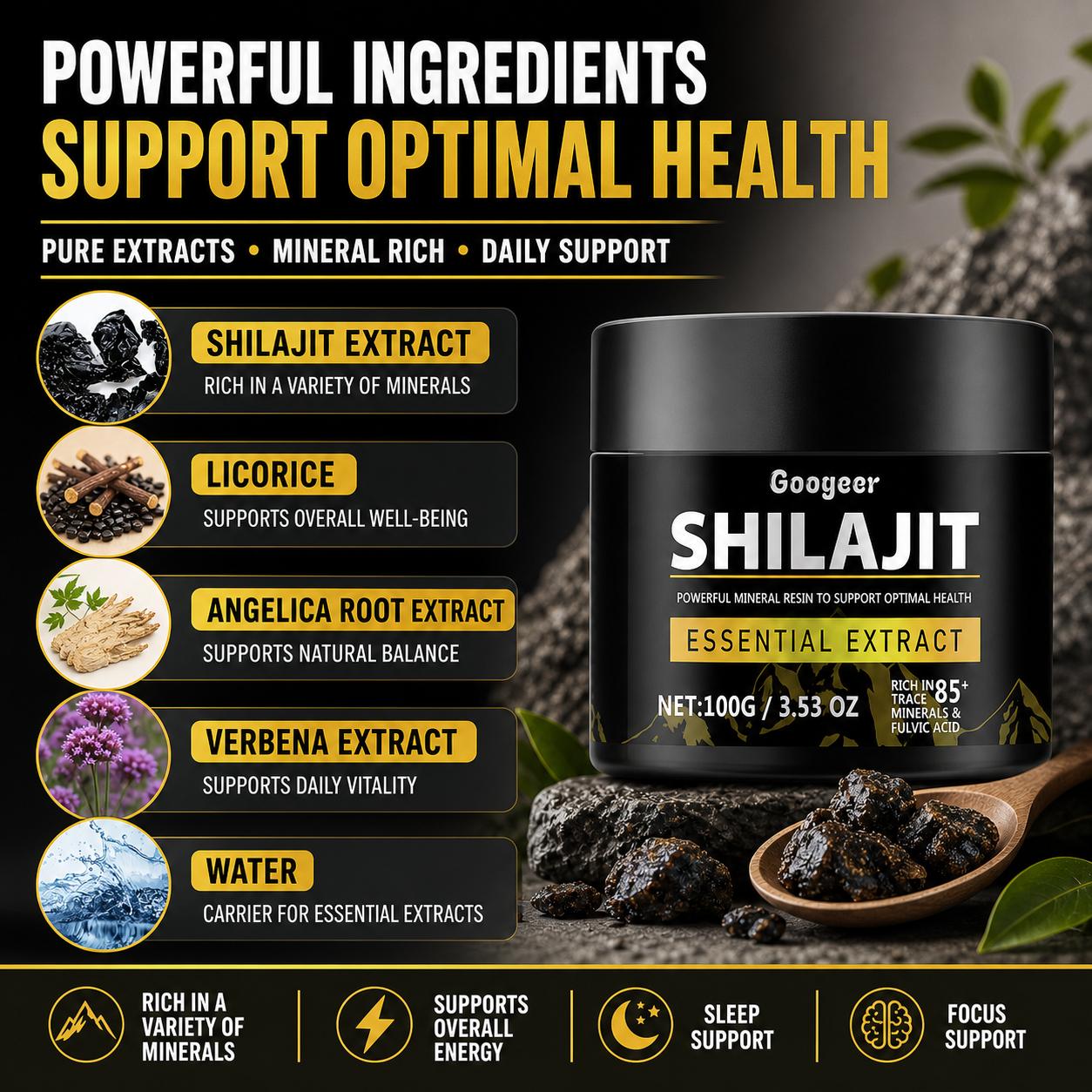 Googeer Shilajit Ekstrakt w Pr – Licorice Root Extract recenzja i cena